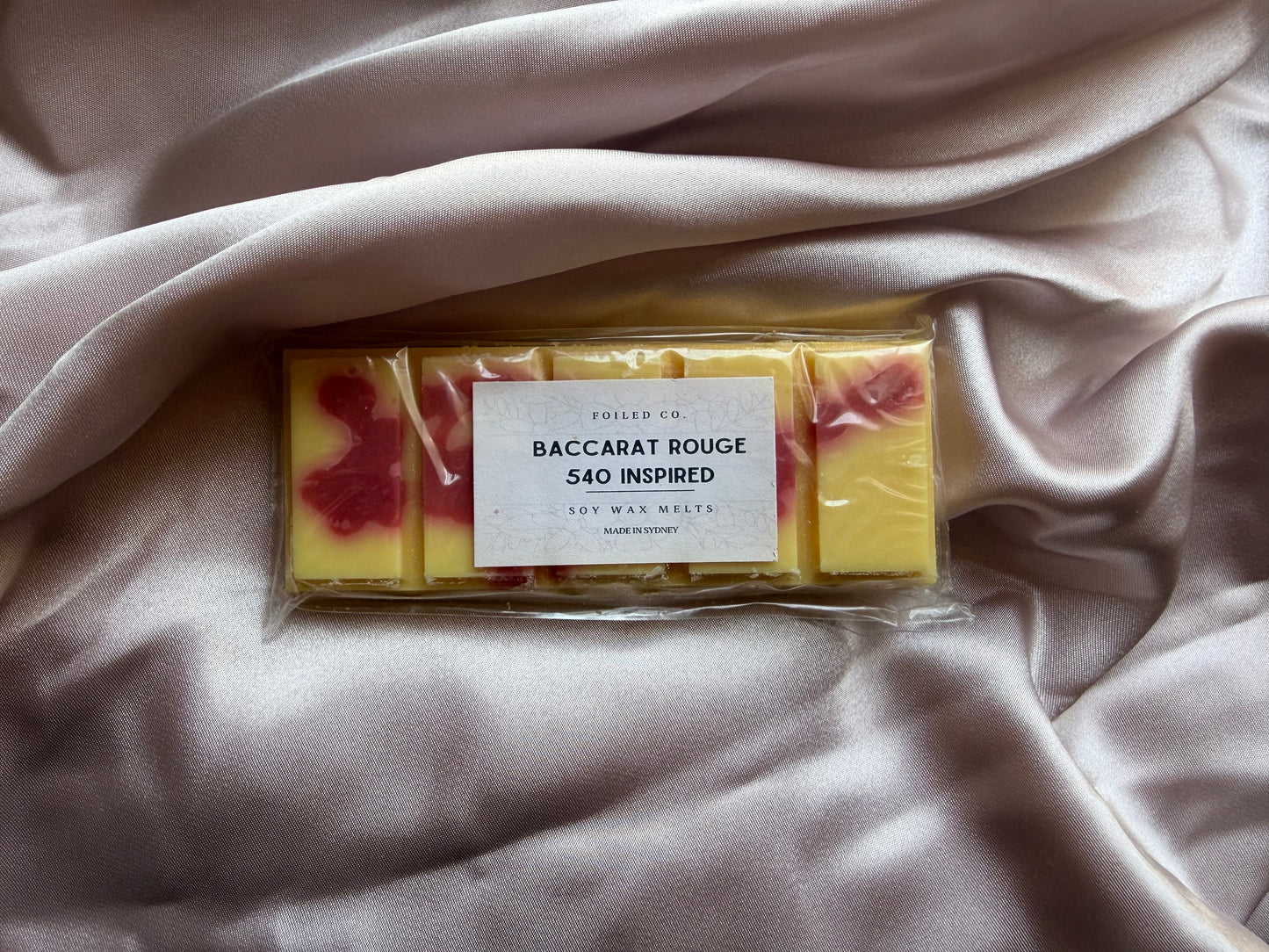 Baccarat Rouge 540 Inspired Soy Snap Bar Wax Melt