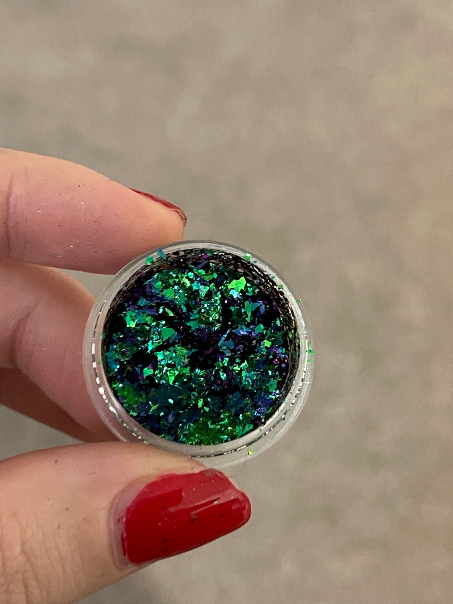 Wicked Witch- Multichrome Chameleon Makeup Flakes