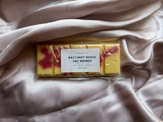 Baccarat Rouge 540 Inspired Soy Snap Bar Wax Melt